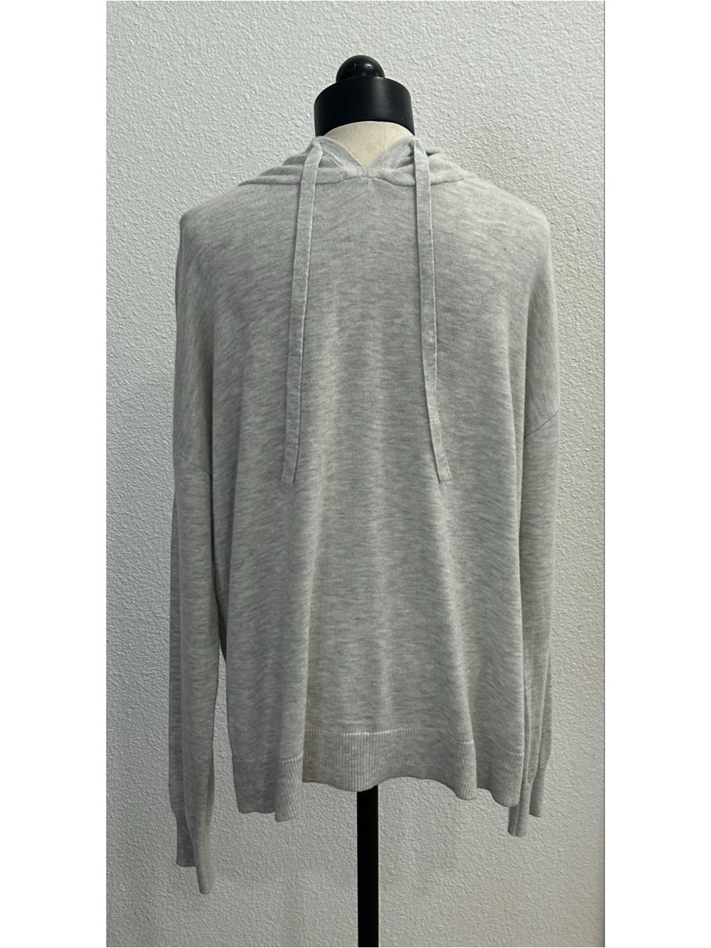 Makers Mark Luxury Premier Collection Cashmere Blend Hoodie Gray Sweater Large
